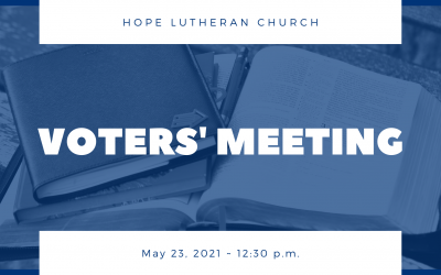 Special Voters’ Meeting – May 23