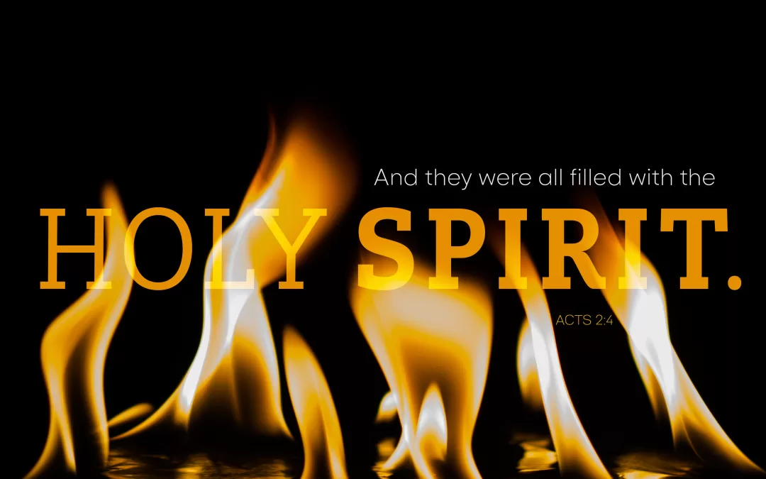 And they were all filled with the Holy Spirit.