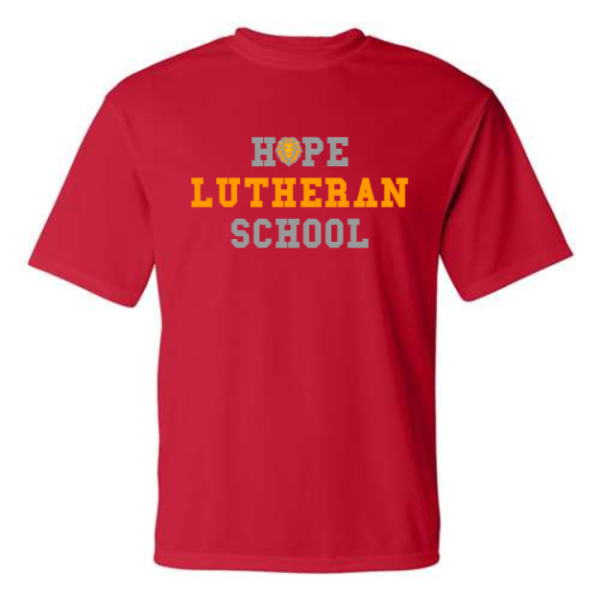 Performance T-Shirt | Hope Lutheran School - Lions Den